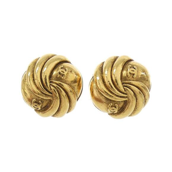CHANEL Gold Earrings - Picture 1 of 7